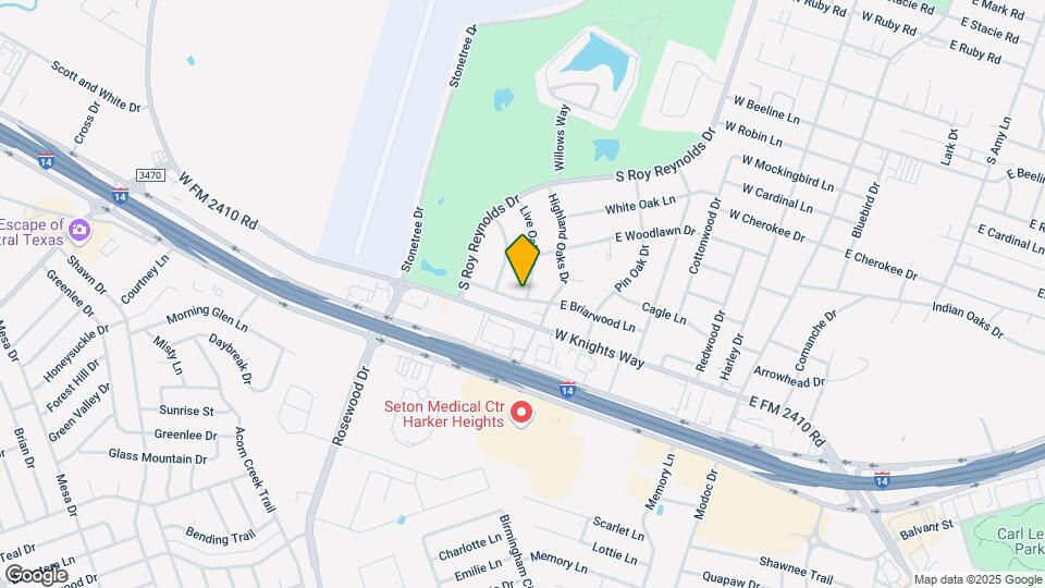 202 Live Oak Dr Map and Location Details
