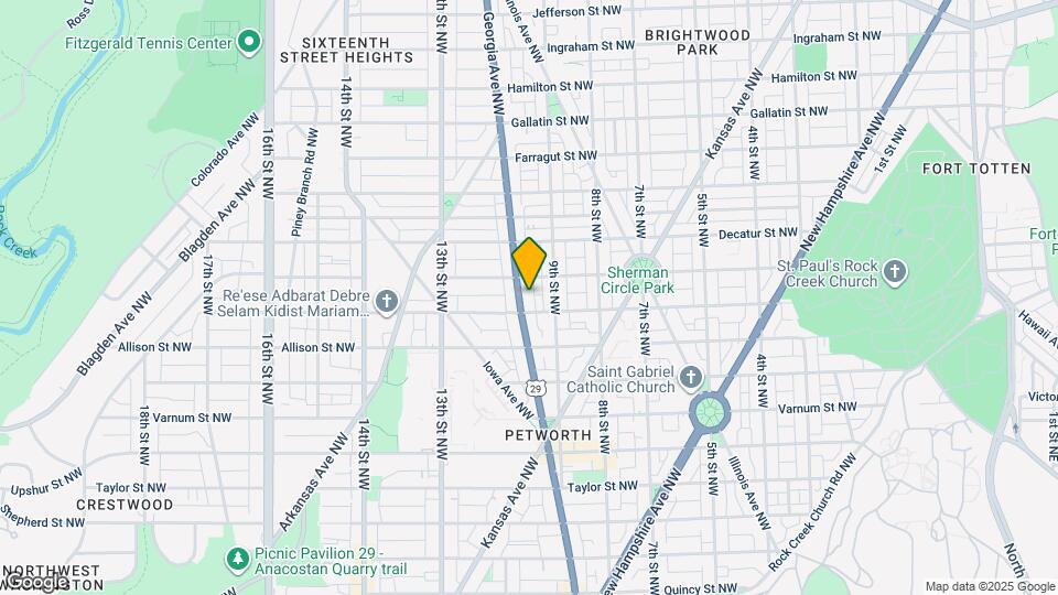 4613 Georgia Ave NW Map and Location Details