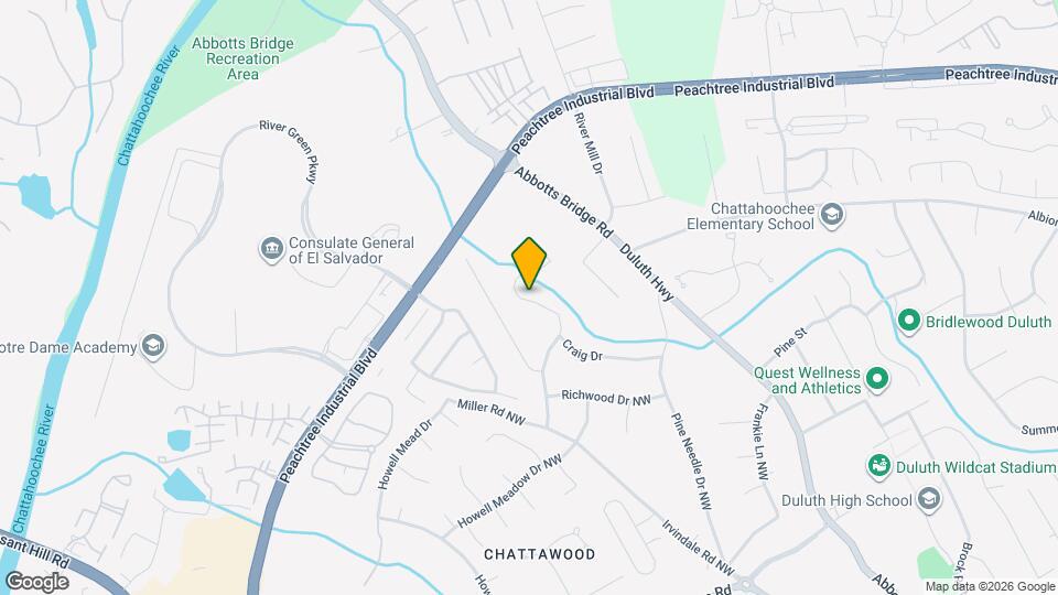 4163 Rogers Creek Ct Map and Location Details