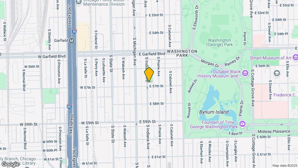 5657 S Indiana Ave Map and Location Details