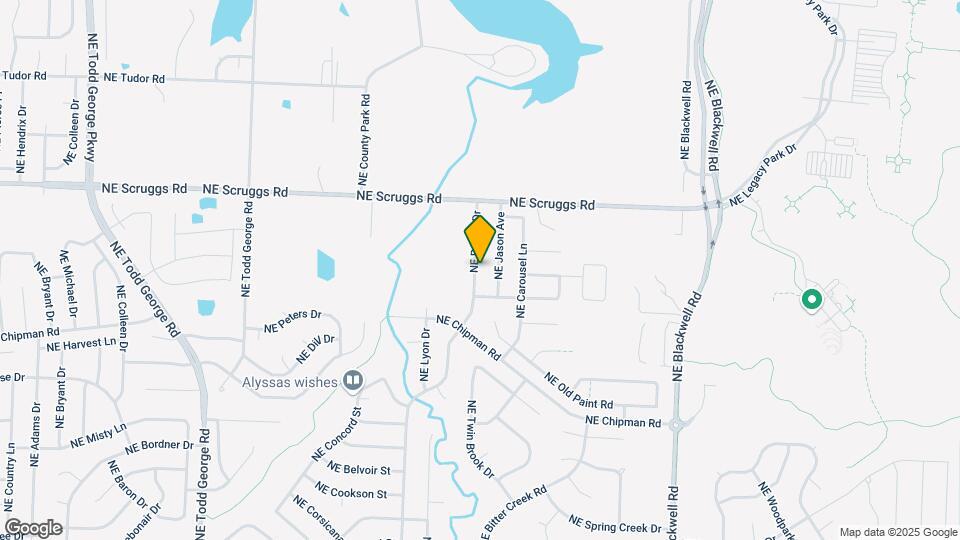 933 NE Bristol Dr Map and Location Details