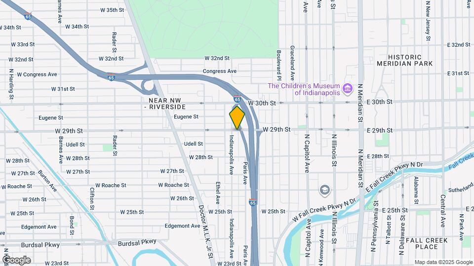 445 W 29th St Map and Location Details