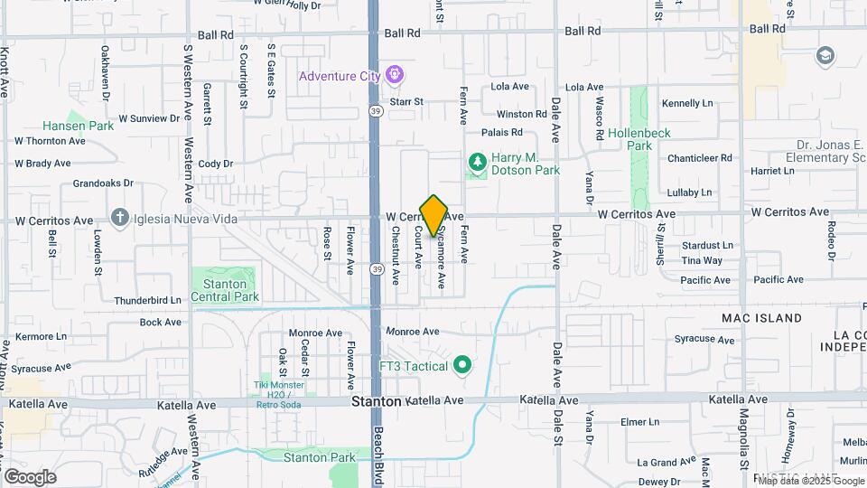 10573 Sycamore Ave Map and Location Details