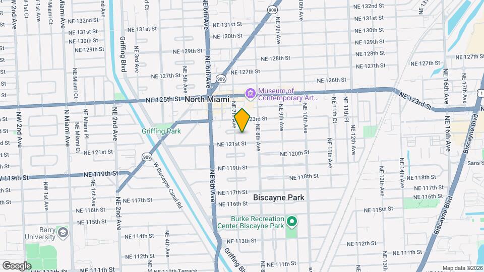 730 NE 122nd St Map and Location Details