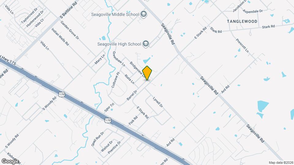 1310 Barrel Dr Mapa y Detalles de la Ubicación