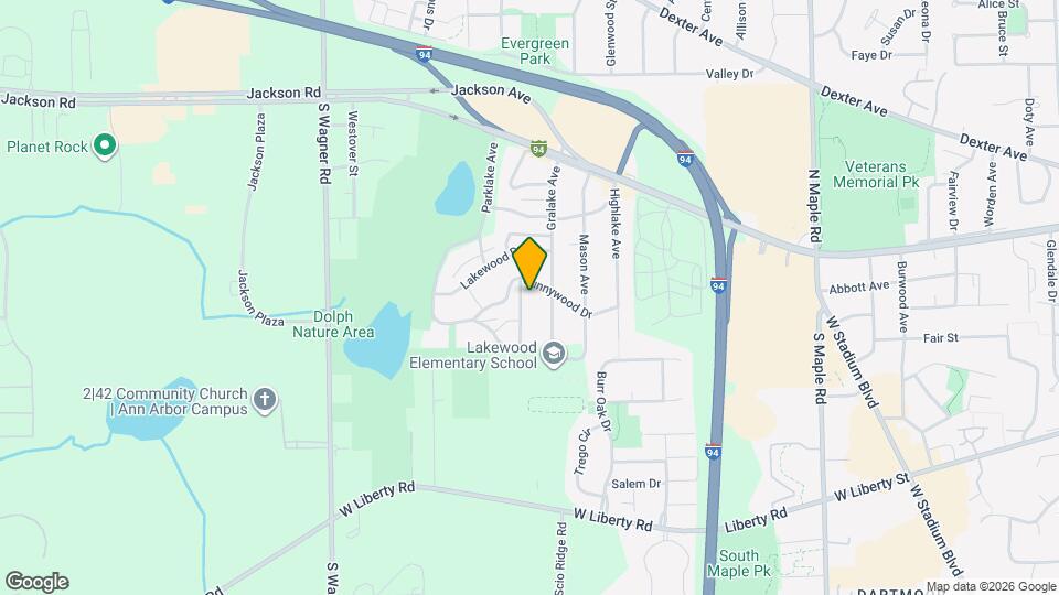 315 Hazelwood Ave Map and Location Details