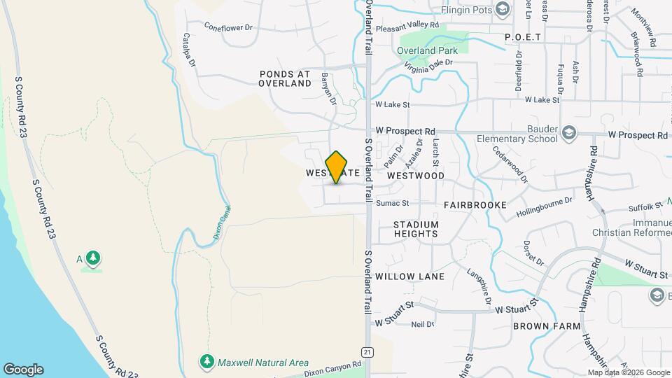 3205 Azalea Dr, Unit 1 Map and Location Details