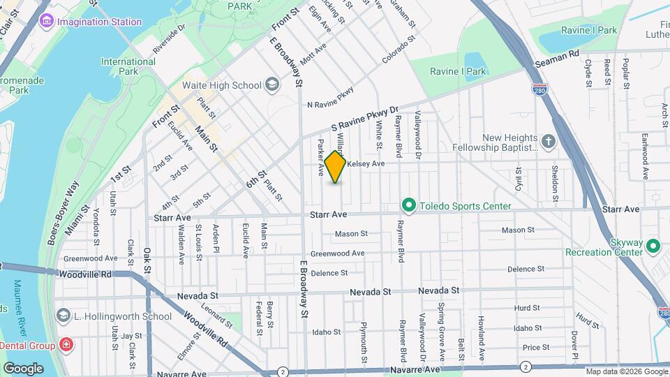 332 Willard St Map and Location Details