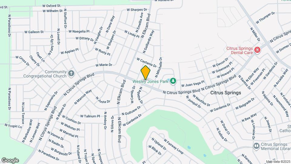 9282 N Citrus Springs Blvd Map and Location Details