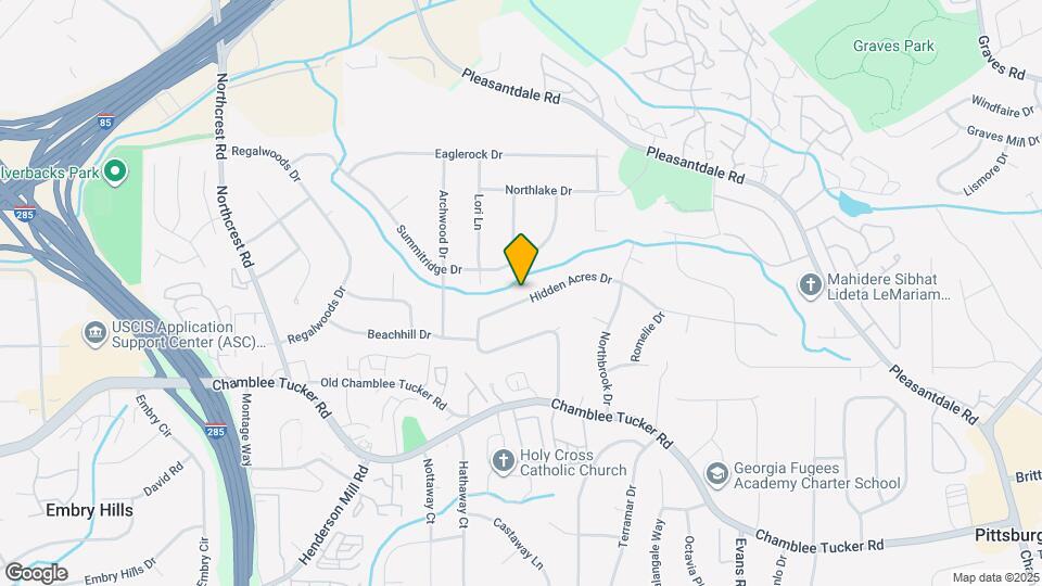 3512 Hidden Acres Dr, Unit 3512 Mapa y Detalles de la Ubicación