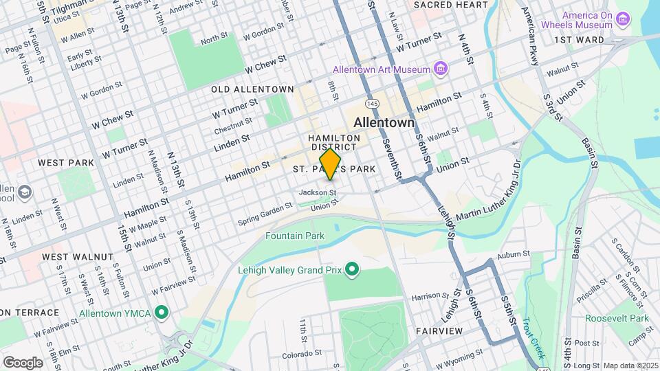 915 West Map and Location Details