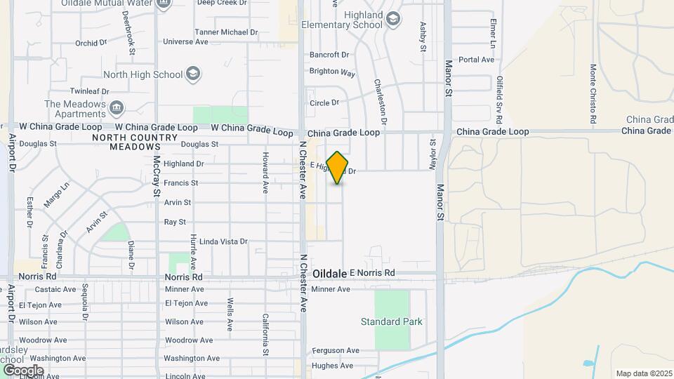 1909 Bedford Way Map and Location Details