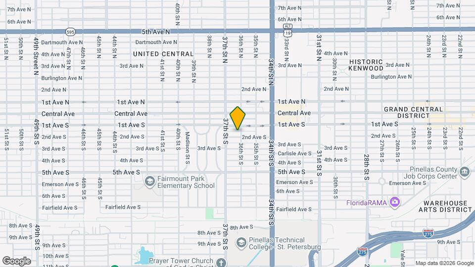 3611 2nd Ave S Mapa y Detalles de la Ubicación