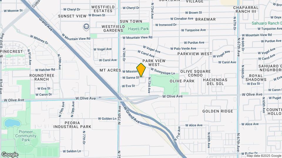9147 N 73rd Ln Map and Location Details