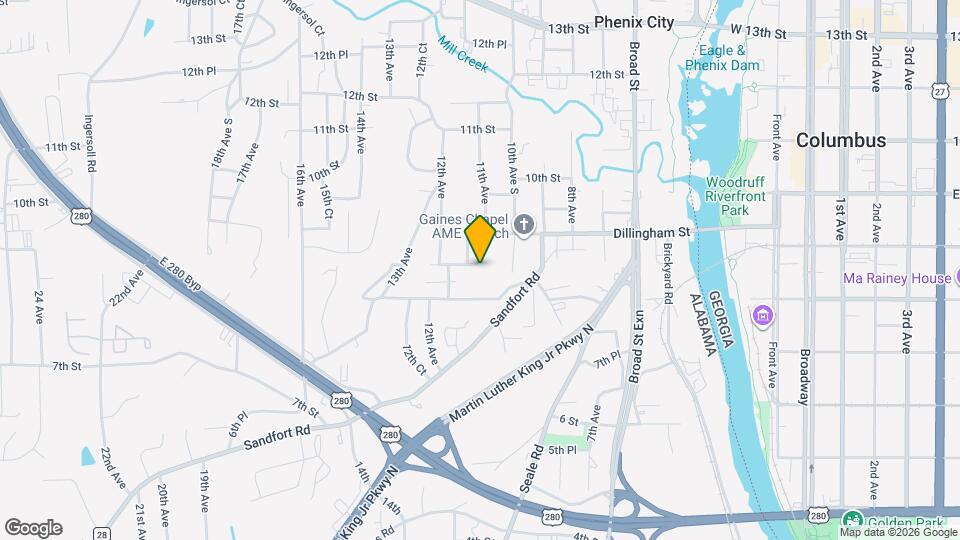 1101 9th St Map and Location Details