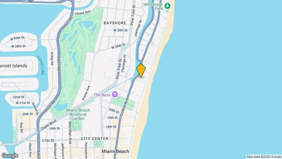 2401 Collins Ave Map and Location Details
