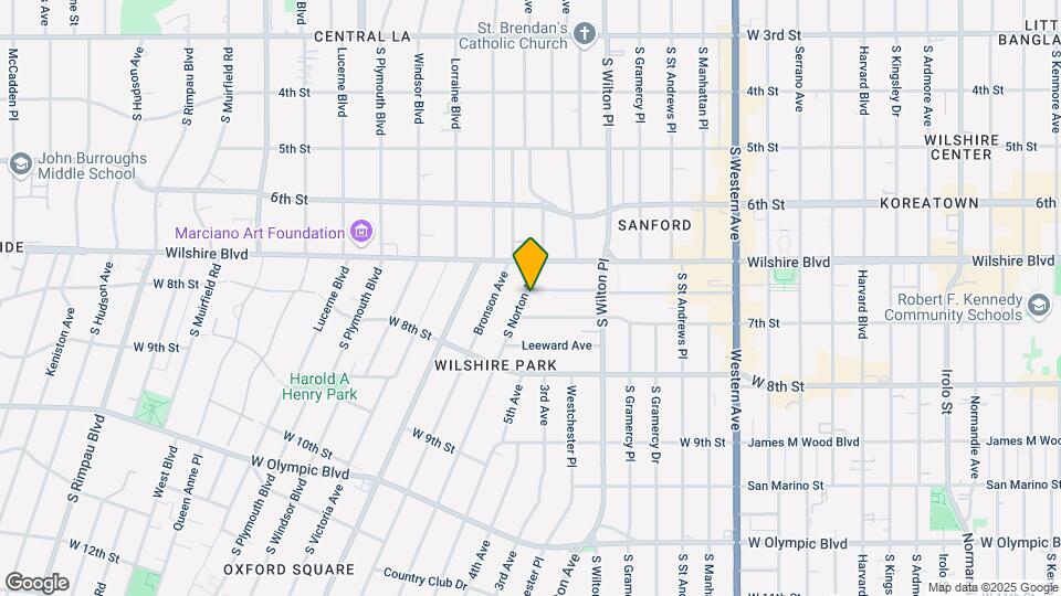 680 S Norton Ave Mapa y Detalles de la Ubicación