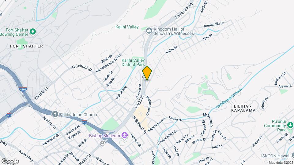 1856 Kalihi St Mapa y Detalles de la Ubicación