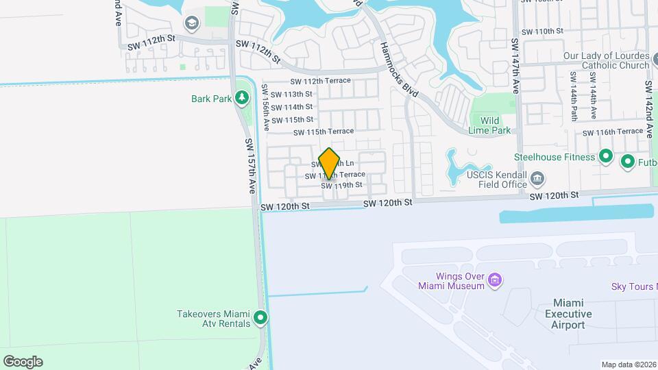 15381 SW 119th St Map and Location Details