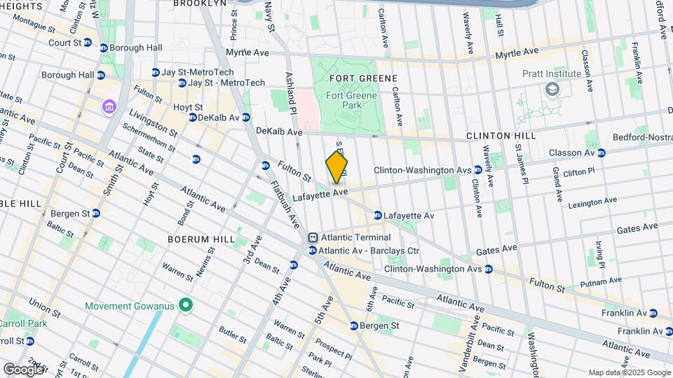 57 Lafayette Ave Mapa y Detalles de la Ubicación