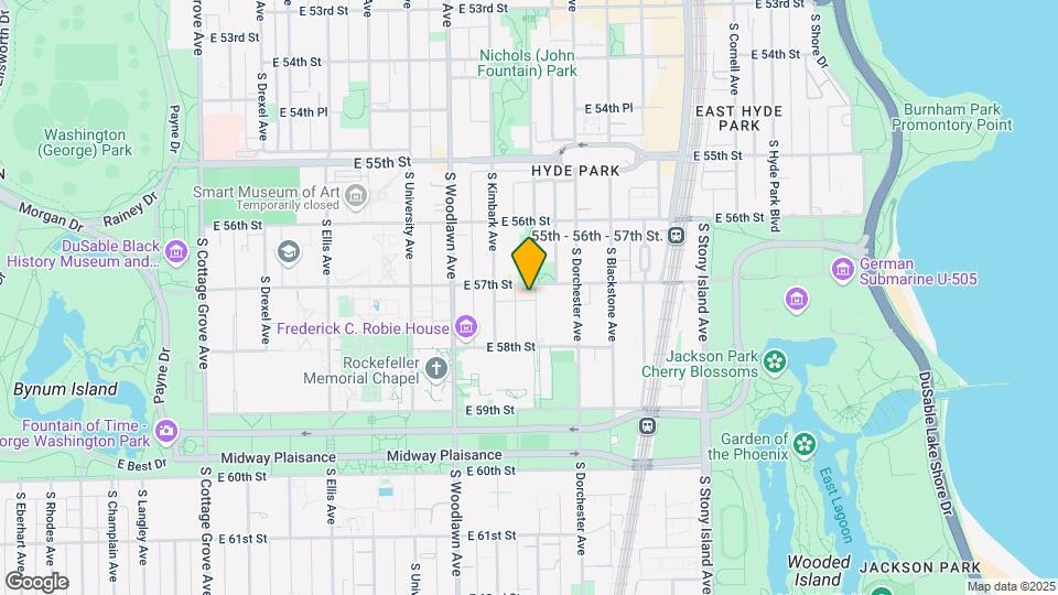 5712 S Kenwood Ave Map and Location Details