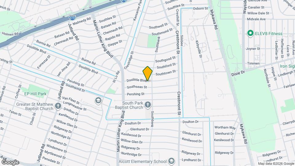 5830 Doolittle Blvd Mapa y Detalles de la Ubicación