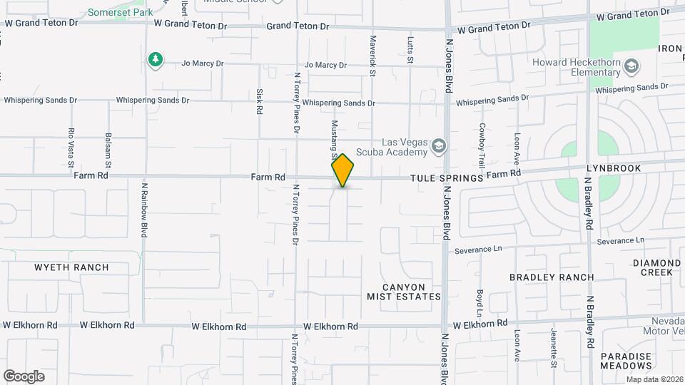 7581 Proud Meadows St Map and Location Details