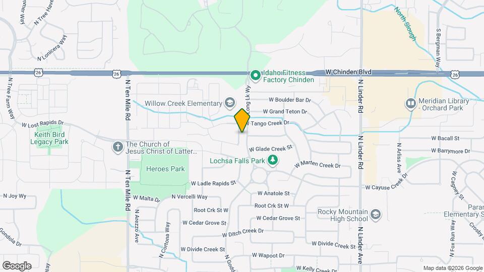 5966 N Silver Maple Ave Map and Location Details