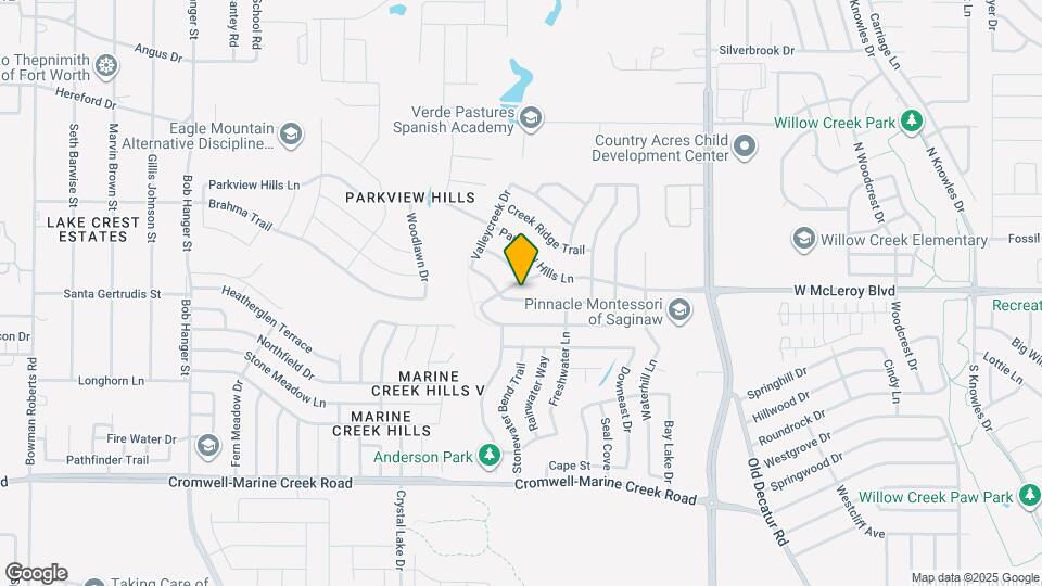 6525 Meadow Way Ln Map and Location Details