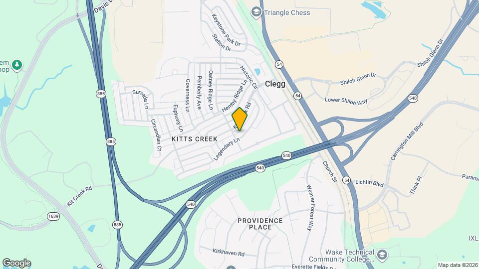 1352 Legendary Ln Map and Location Details