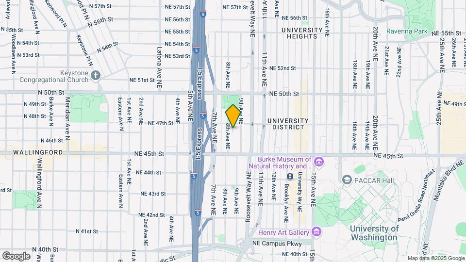 4725 8th Ave NE Mapa y Detalles de la Ubicación