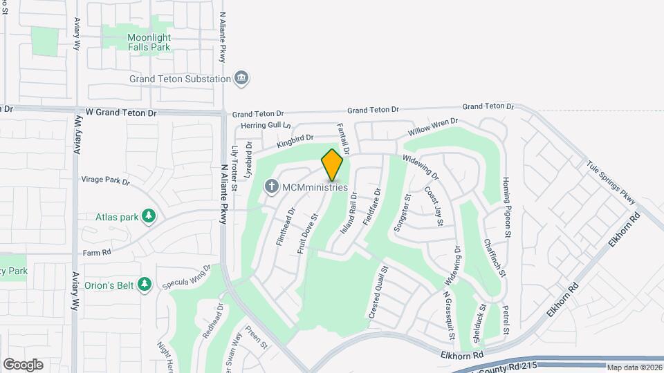 7760 Fruit Dove St Map and Location Details