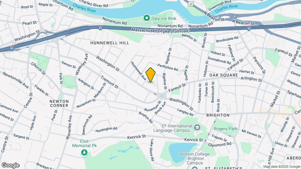 20 Hunnewell Ave, Unit 28 Hunnewell Avenue Map and Location Details