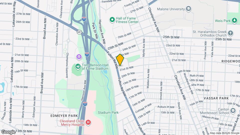 2112 Fulton Rd NW Map and Location Details