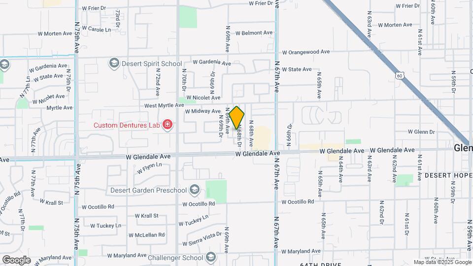 7106 N 68th Dr Map and Location Details