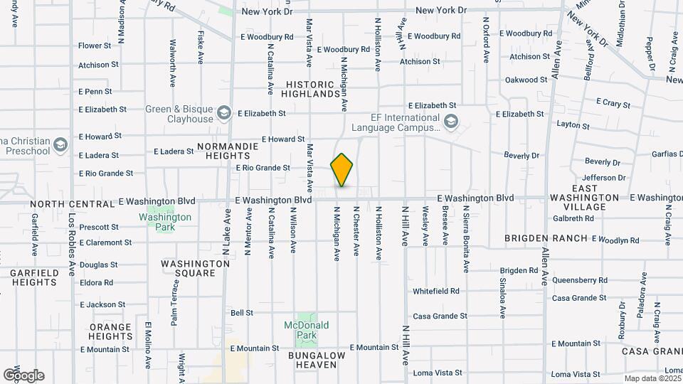 1219 Washington Blvd Map and Location Details