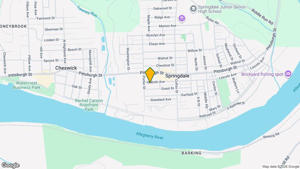 414 Lincoln Ave Mapa y Detalles de la Ubicación