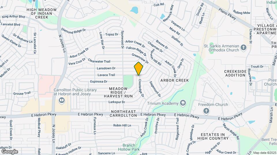4231 Crestedge Ln Map and Location Details