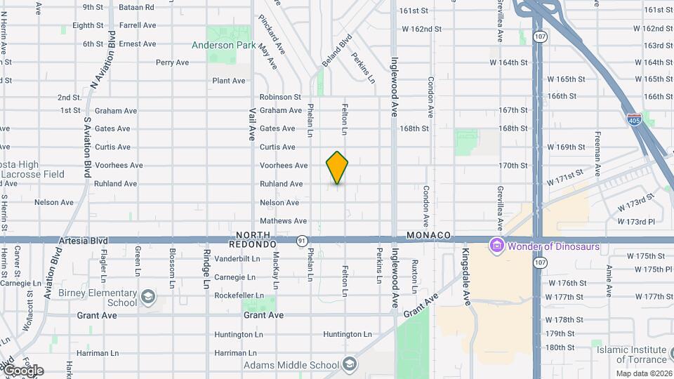 2520 Ruhland Ave, Unit D Mapa y Detalles de la Ubicación