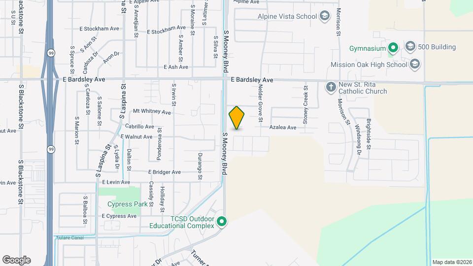 2322 E Walnut Ave Map and Location Details