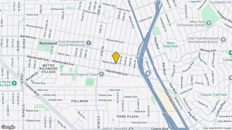 4000 Nevin Ave Map and Location Details