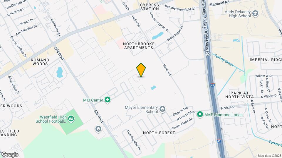 16606 Hodgefield Ln Map and Location Details