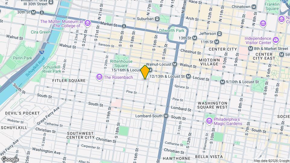 1608 Spruce St Map and Location Details