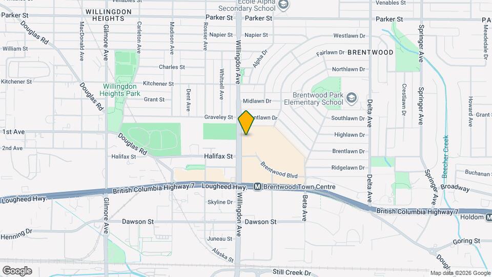 4567 Lougheed Map and Location Details