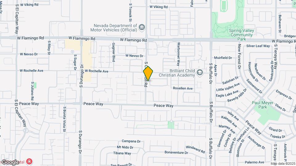 4365 Mesa Hill Dr Map and Location Details