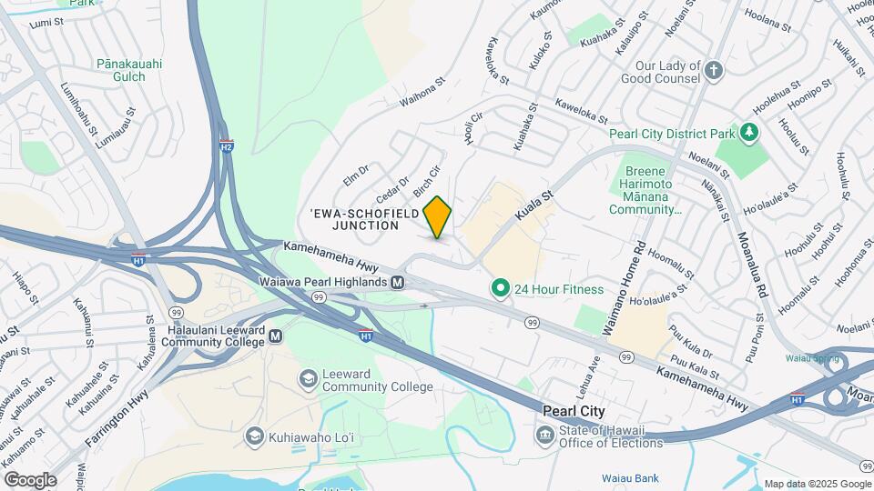 1107 Acacia Rd Map and Location Details