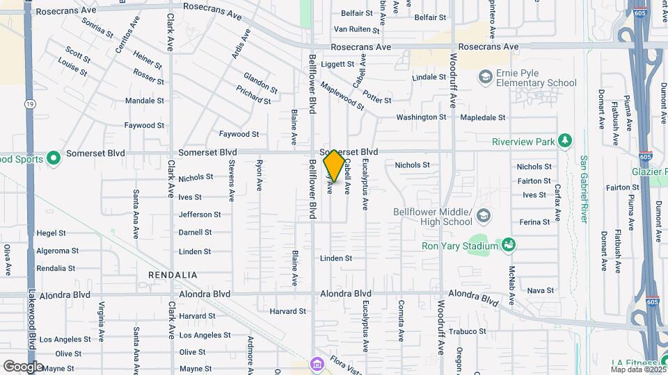 15302 Leahy Ave Map and Location Details