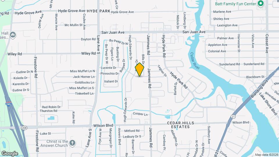 6446 Lucente Dr Map and Location Details