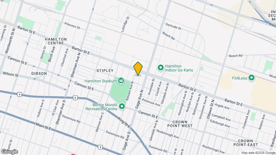 167 Connaught Ave N Map and Location Details