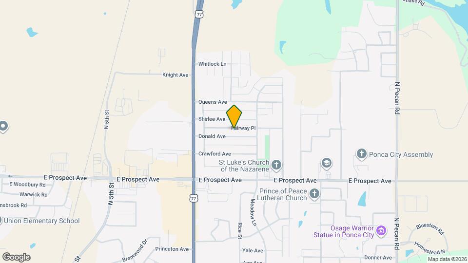 1513 Donald Ave Map and Location Details